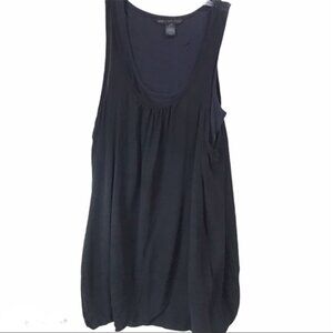 Marc Jacobs Silk Cotton Sleeveless Tunic Top Layer Flowy Minimalist Flowy Tank L